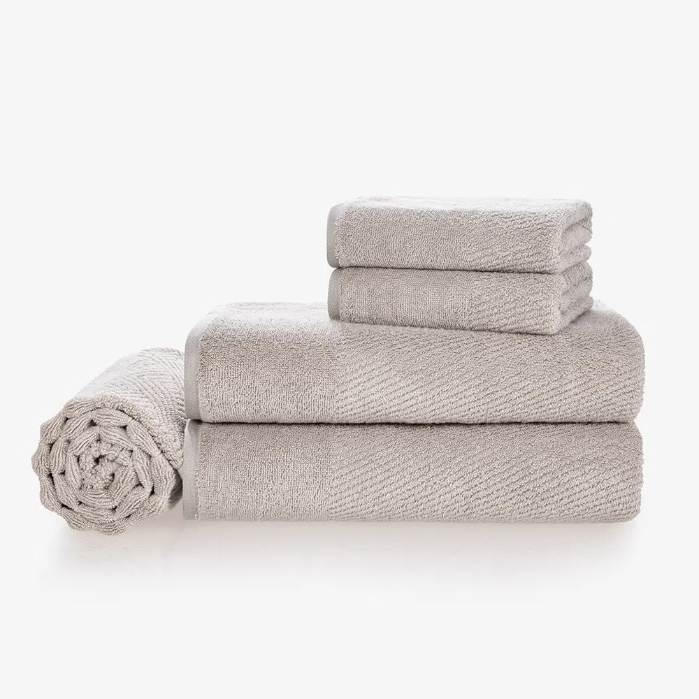 Jogo de toalha Banhão 5 peças Trussardi 100% algodão Casteli - Marmo