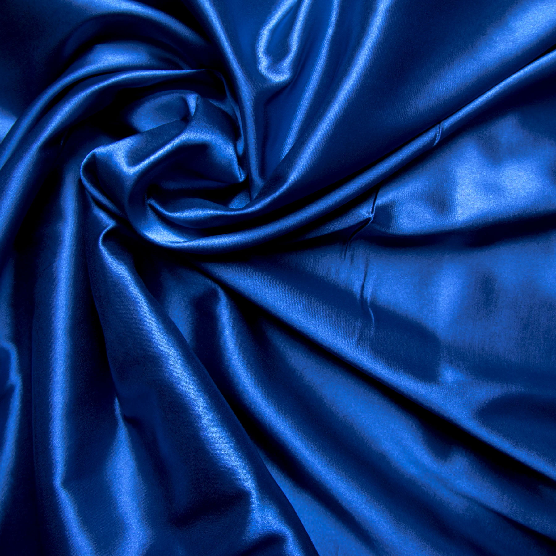 tecido cetim liso com elastano - Azul Royal