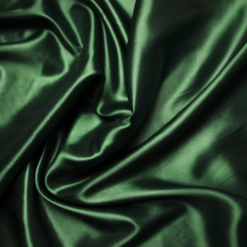 tecido cetim verde escuro
