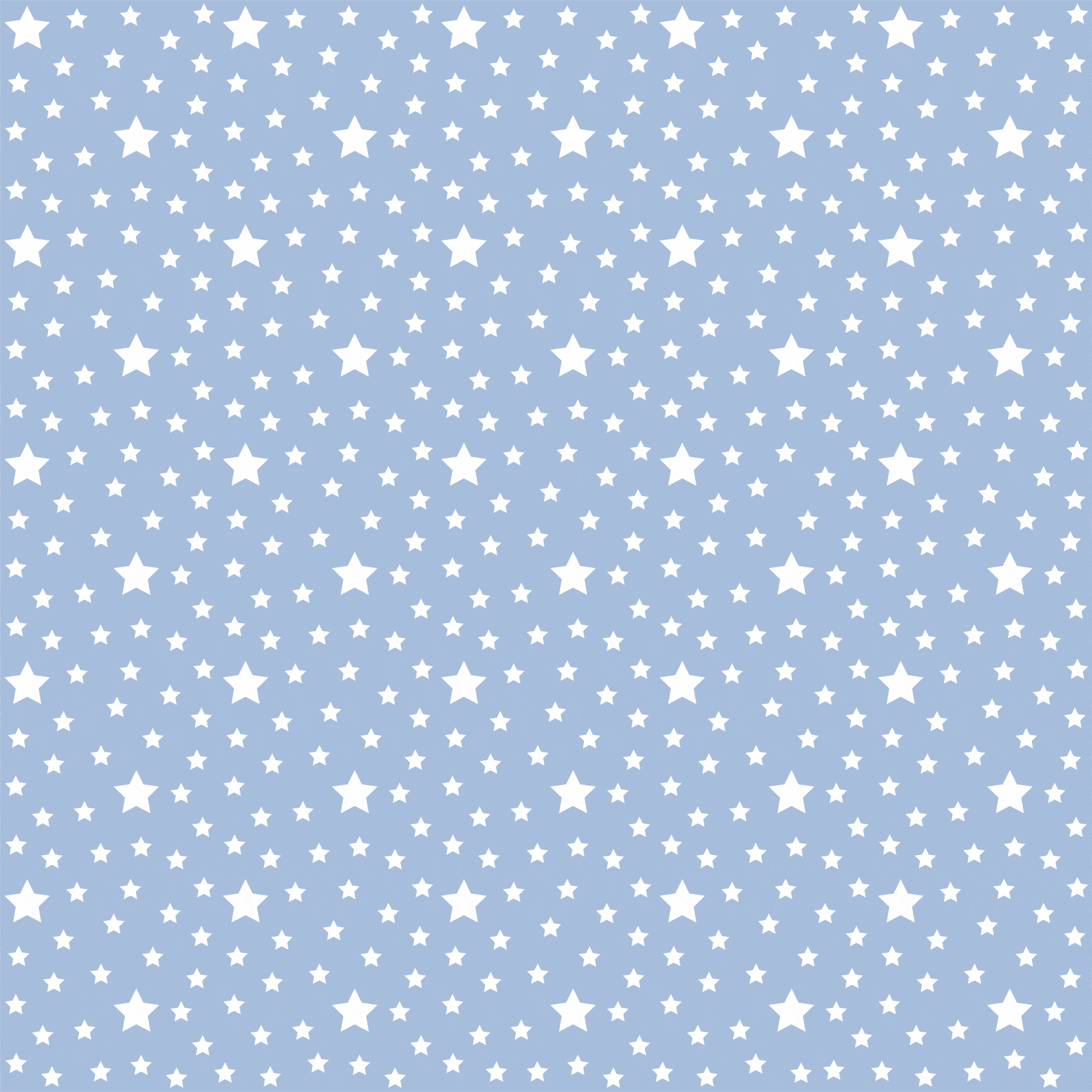 Tecido Tricoline estampado Estrelas fundo azul