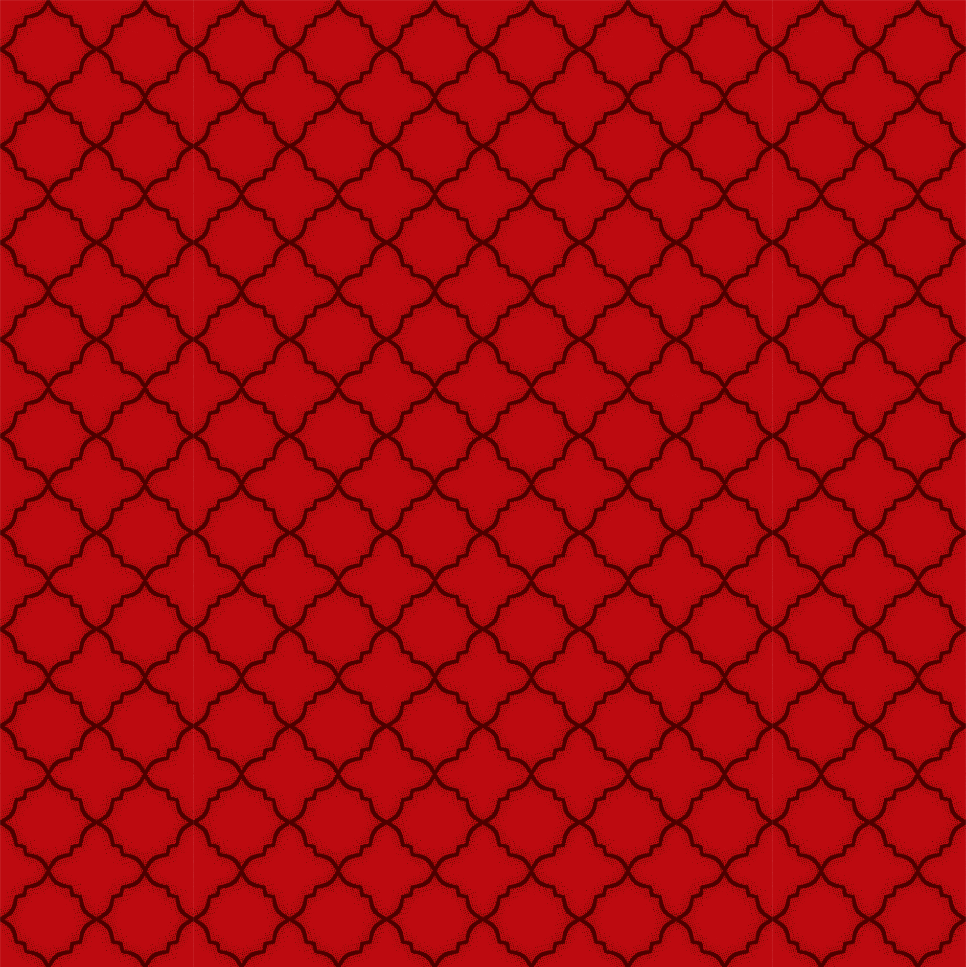 Tecido Tricoline estampado geométrico vermelho