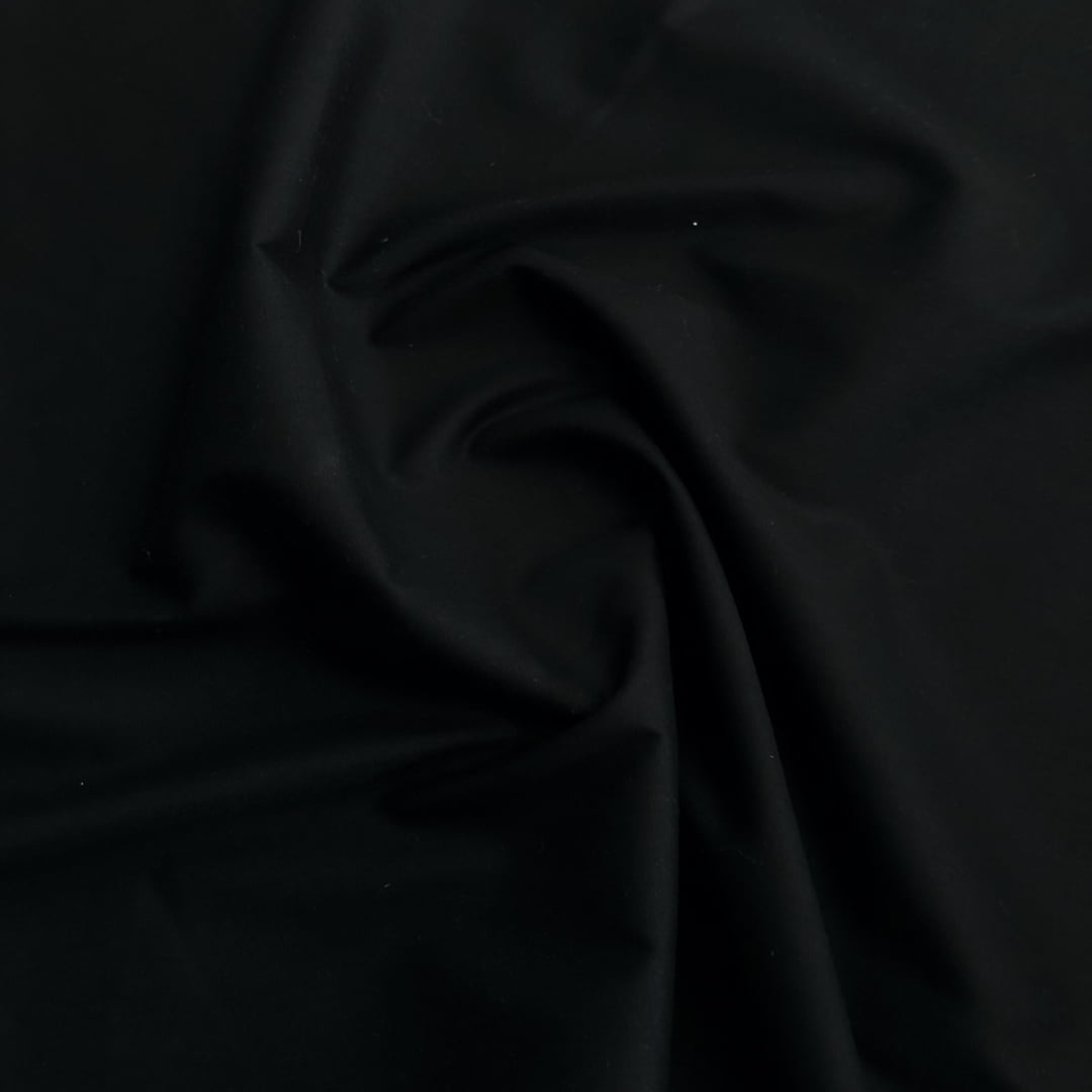 Tecido tricoline liso preto